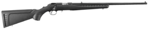 Ruger 8301 American Rimfire  22 LR 10+1 22 Barrel  Satin Blued Alloy Steel  Williams Gun Sight Co. Fiber Optic Front Sight  Black Synthetic Stock  Accepts All 10/22 Magazines”