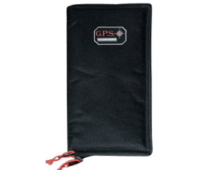 GPS Bags 865PS Pistol Sleeve  Medium Black Nylon with Locking Zippers & Thin Design Holds 1 Handgun