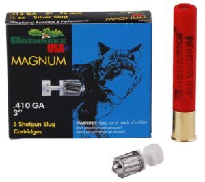 Brenneke SL4103M Magnum  410Gauge 3″ 1/4oz Slug Shot 5 Per Box/90 Case